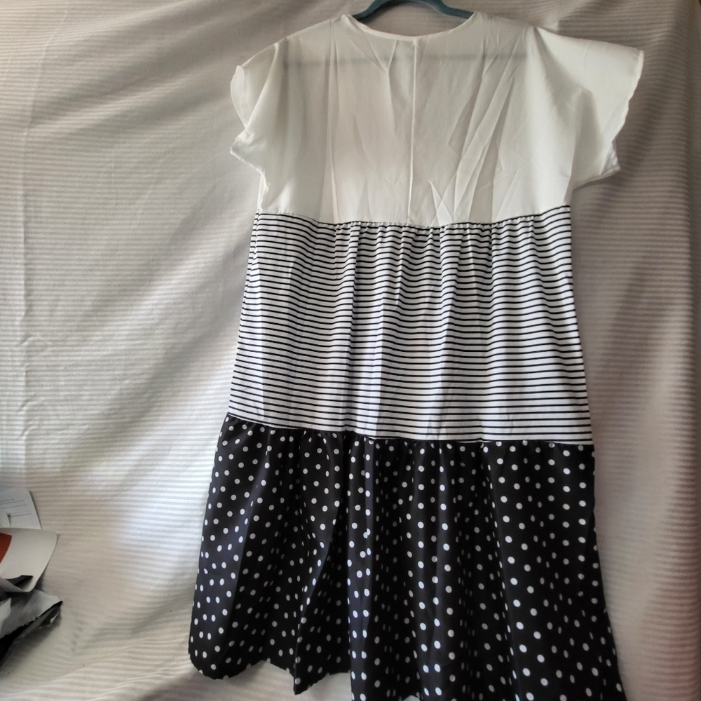 Dress Black white